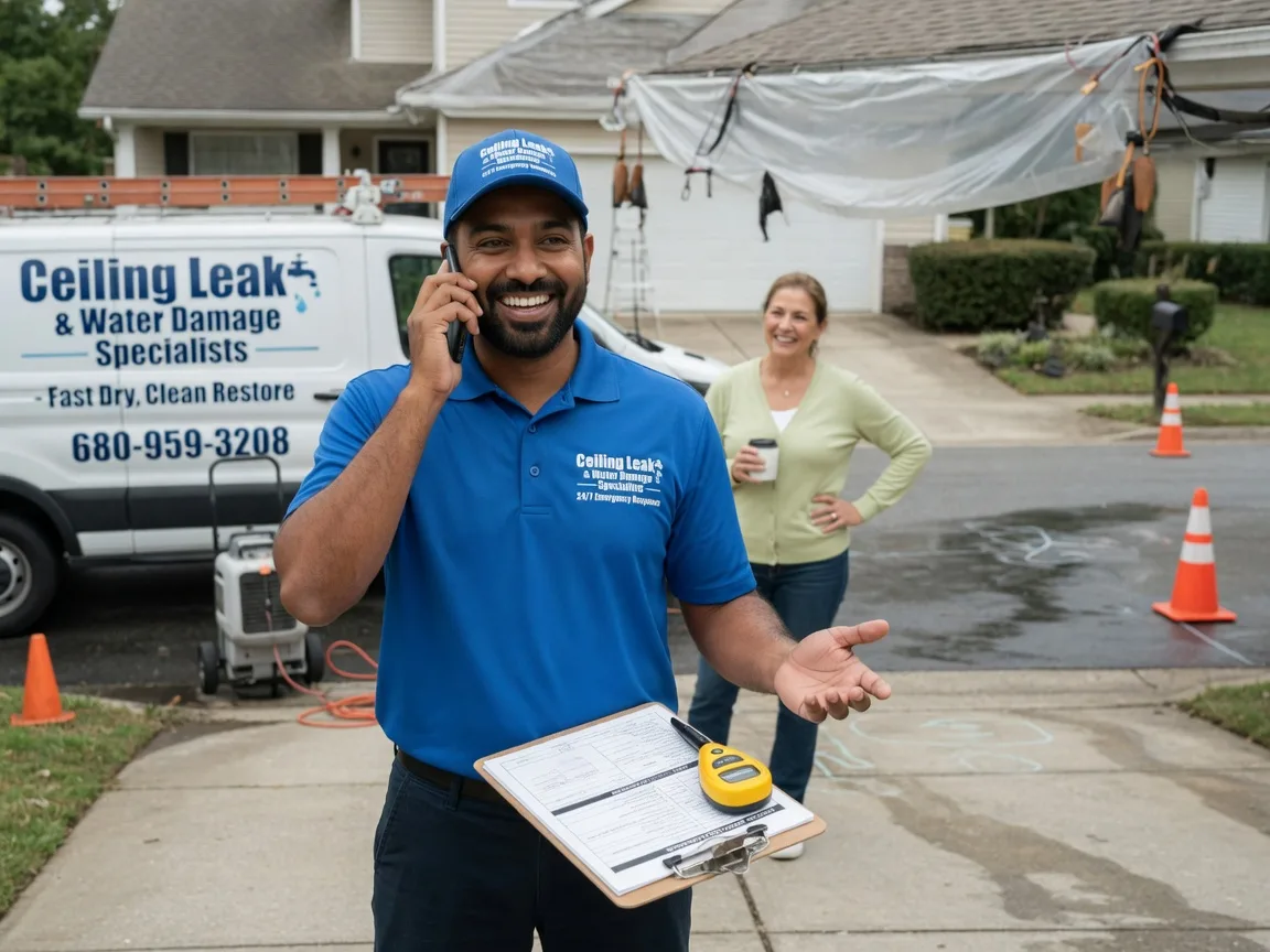 Ceiling Leak Cleanup Long Pond, PA FAQs